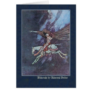 Edmund Dulac illustrerar Edgar Allan Poe Hälsningskort