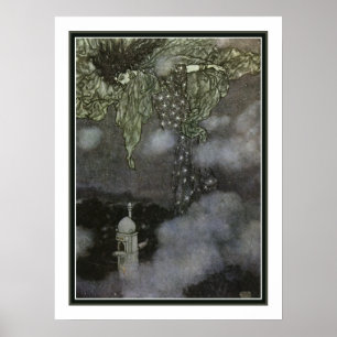 Edmund Dulac "sleeven av natten" ca 1903 Poster