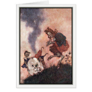 Edmund Dulac Wicked Hobgoblin Hälsningskort