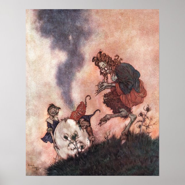 Edmund Dulac Wicked Hobgoblin Poster (Framsidan)