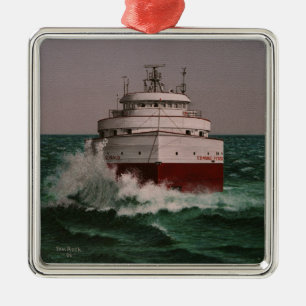 Edmund Fitzgerald av Tom Rock Julgransprydnad Metall