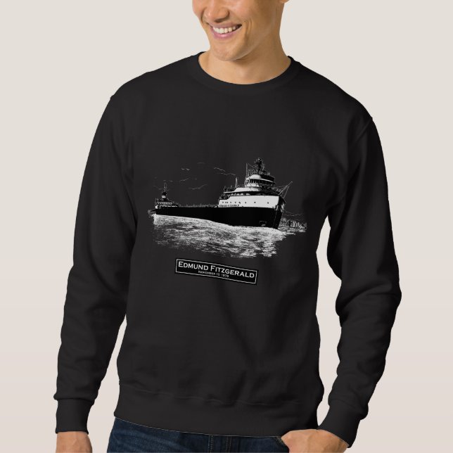 Edmund Fitzgerald Långärmad Tröja (Framsida)
