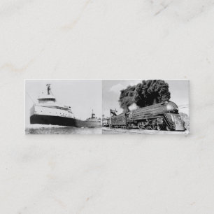 Edmund Fitzgerald och Steam Engine Mini Visitkort