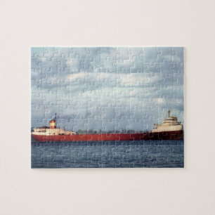 Edmund Fitzgerald på St. Clair River Pussel