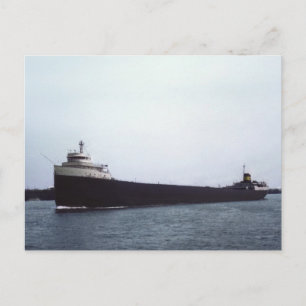 Edmund Fitzgerald på St. Clair River Vykort