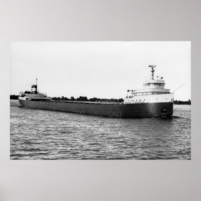 Edmund Fitzgerald Poster (Framsidan)