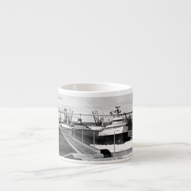 Edmund Fitzgerald Soo Locks espresso mugg Espressomugg (Framsidan)