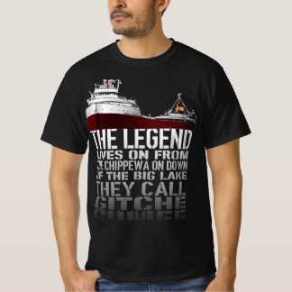 Edmund Fitzgerald Unisex för manar kvinnor. T Shirt