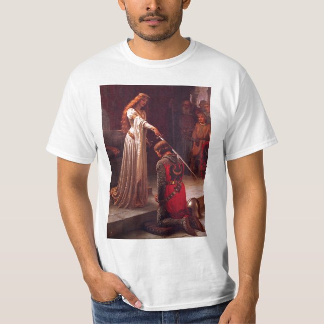 Edmund Leighton-The hyllning T-shirt (Framsida)