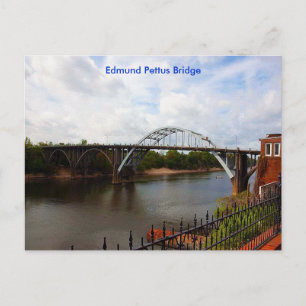 Edmund Pettus Bridge i Selma, Alabama Vykort