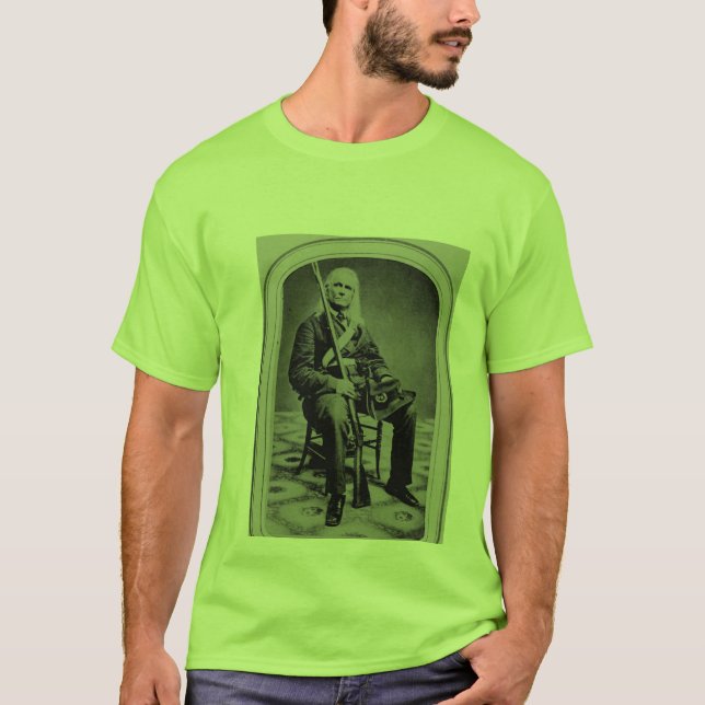 Edmund Ruffin rebellsoldat Tee Shirt (Framsida)