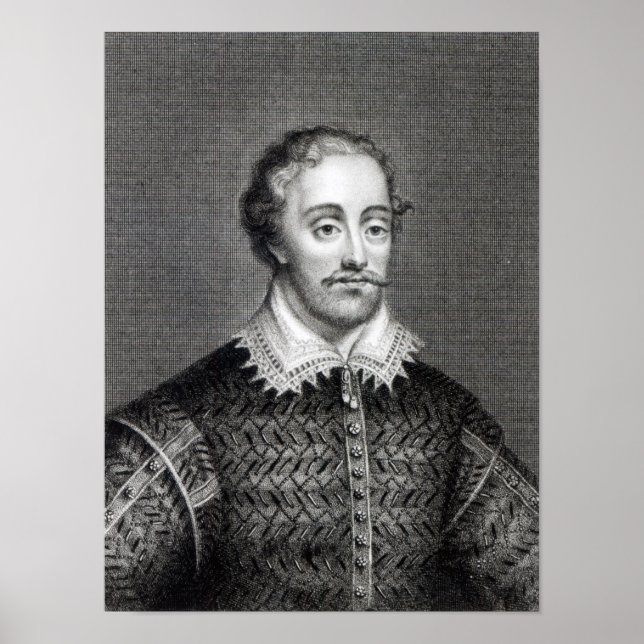 Edmund Spenser, graverat av Burnet Reading Poster (Framsidan)