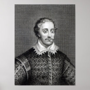 Edmund Spenser som inristas av Burnet läsning Poster