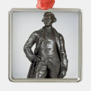 Edmund undviker (1729-97) 1865 (brons), julgransprydnad metall