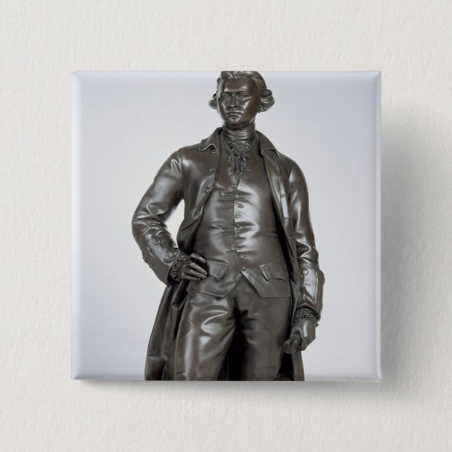 Edmund undviker (1729-97) 1865 (brons), knapp (Framsida)