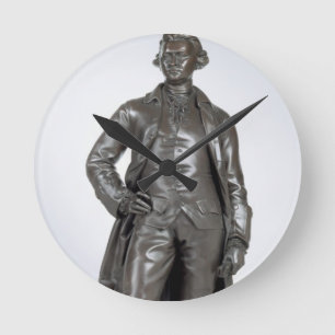 Edmund undviker (1729-97) 1865 (brons), rund klocka