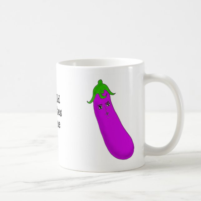 Edna aubergine kaffemugg (Höger)