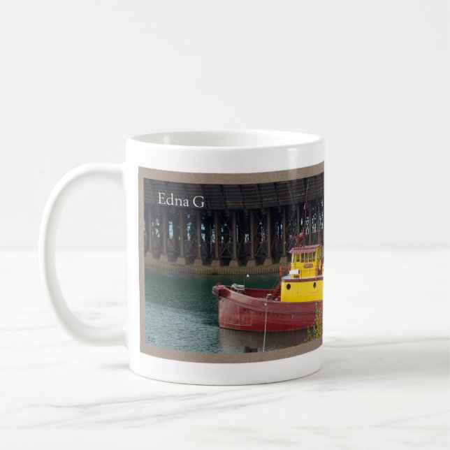 Edna G. mugg (Vänster)