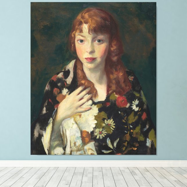 Edna Smith i en japansk Wrap Canvastryck (Insitu (trägolv))
