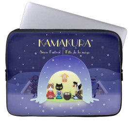 Edo-Nekos Snowy Firande Laptop Fodral