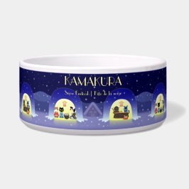 Edo-Nekos Snowy Firande Pet Bowl