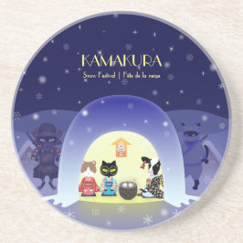 Edo-Nekos Snowy Firande Round Underlägg