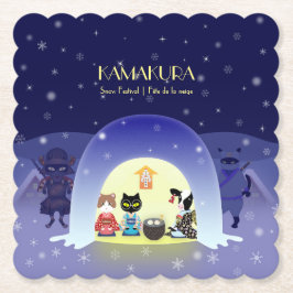 Edo-Nekos Snowy Firande Underlägg Papper