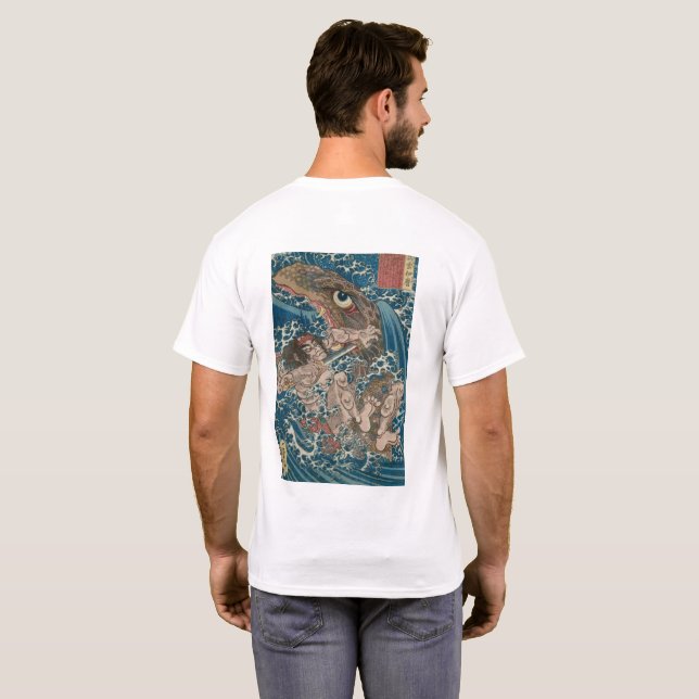Edo Period Monsters of the deep T-Shirt (Hel baksida)