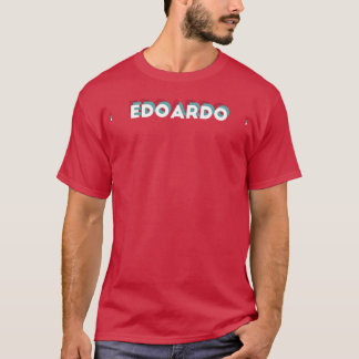 Edoardo Namn Roligt Namn Edoardo 80s tema T Shirt