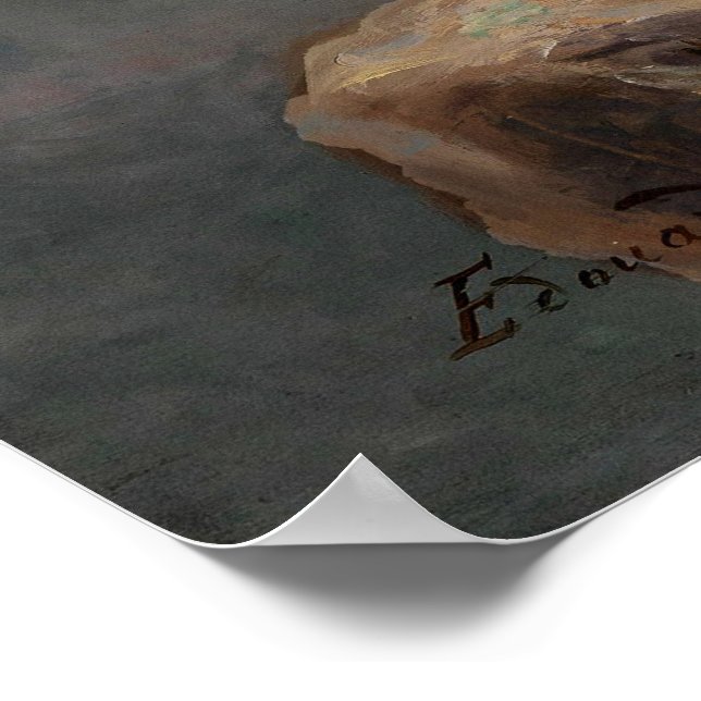 Edouard Bissons tre graces Poster (Hörn)