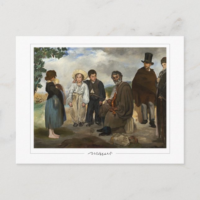 Édouard Manet #123 - Finkonst Vykort (Framsida)