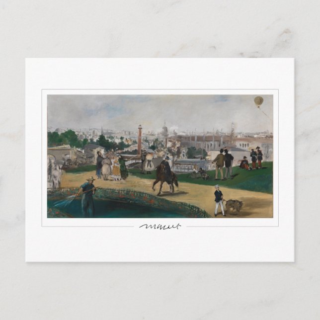 Édouard Manet #128 - Finkonst Vykort (Framsida)