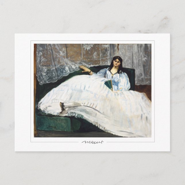 Édouard Manet #141 - Finkonst Vykort (Framsida)