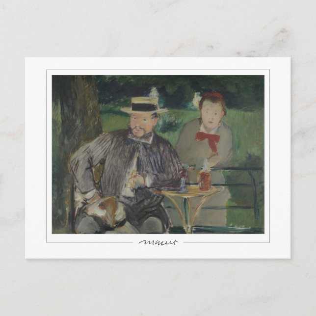 Édouard Manet #17 - Finkonst Vykort (Framsida)