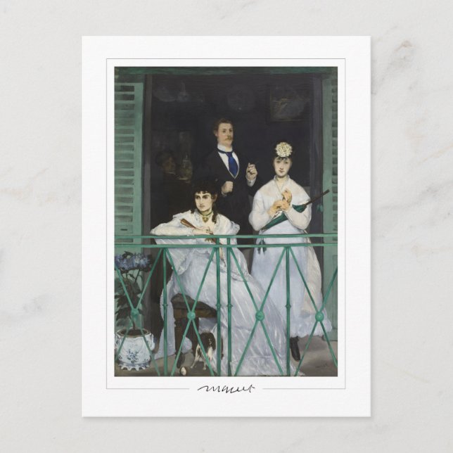Édouard Manet #188 - Finkonst Vykort (Framsida)