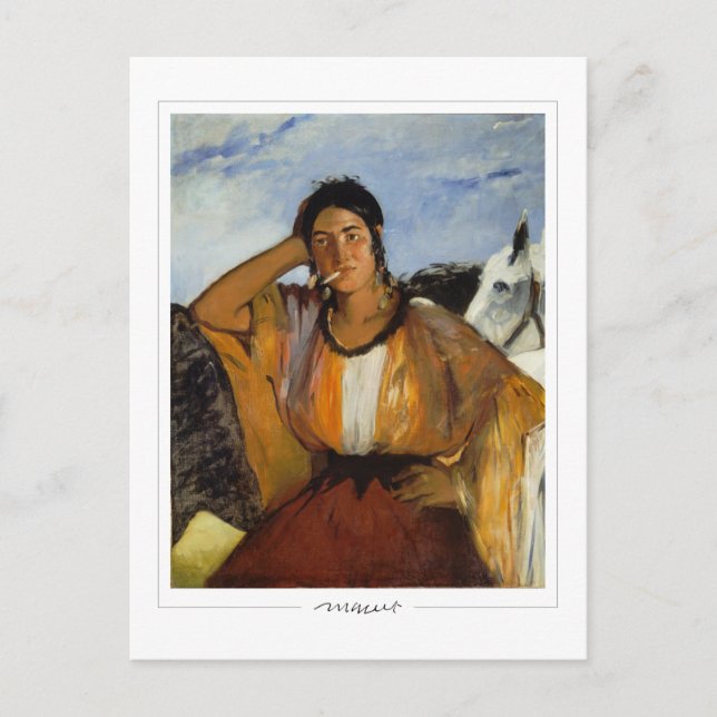 Édouard Manet #199 - Finkonst Vykort (Framsida)