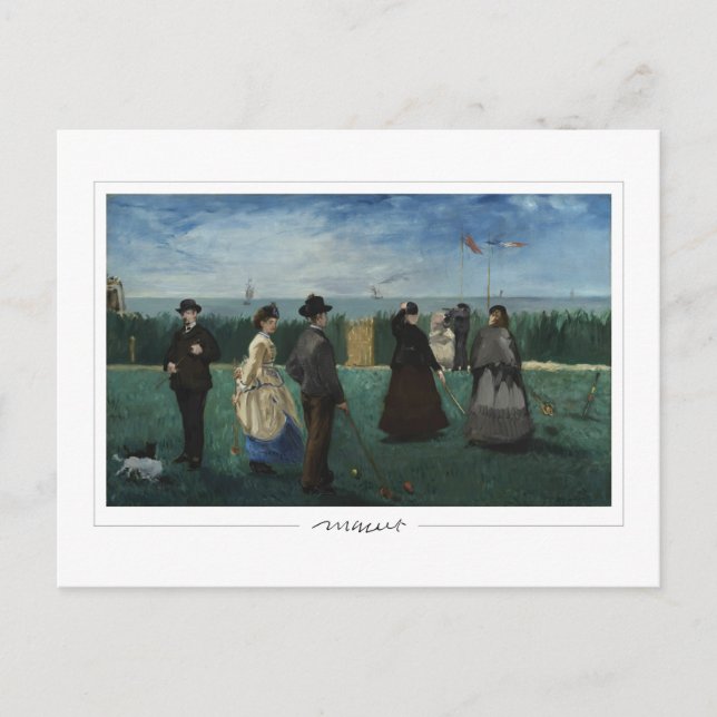 Édouard Manet #211 - Finkonst Vykort (Framsida)