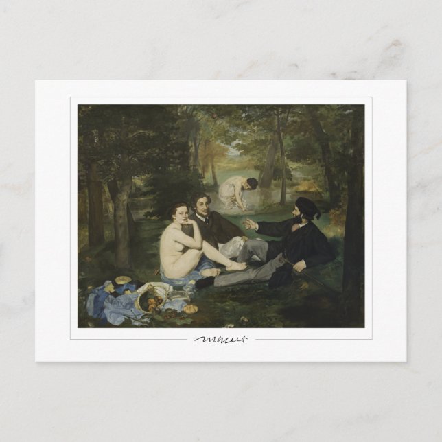 Édouard Manet #213 - Finkonst Vykort (Framsida)