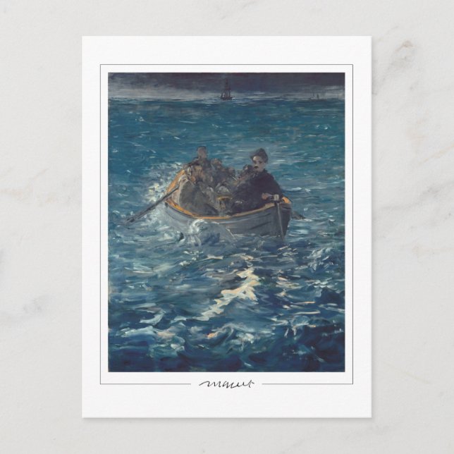 Édouard Manet #27 - Finkonst Vykort (Framsida)