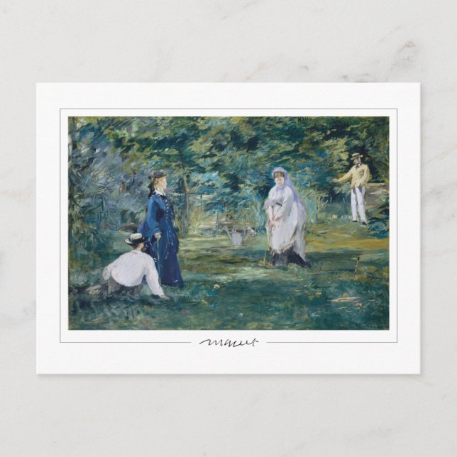 Édouard Manet #4 - Finkonst Vykort (Framsida)