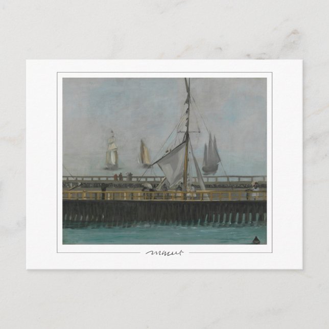 Édouard Manet #64 - Finkonst Vykort (Framsida)