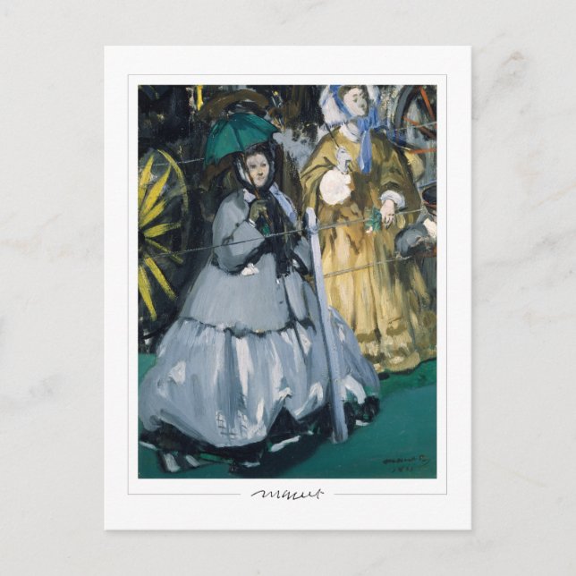 Édouard Manet #8 - Finkonst Vykort (Framsida)