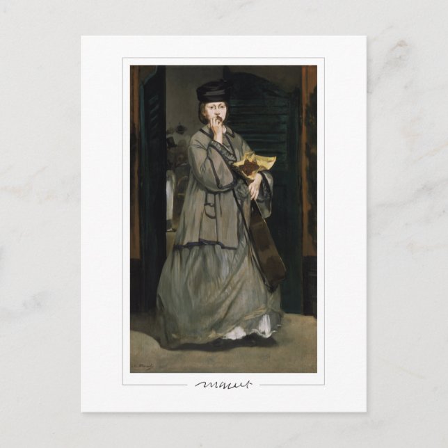 Édouard Manet #93 - Finkonst Vykort (Framsida)