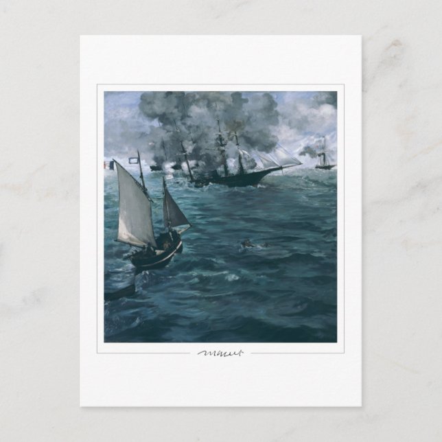 Édouard Manet #94 - Finkonst Vykort (Framsida)