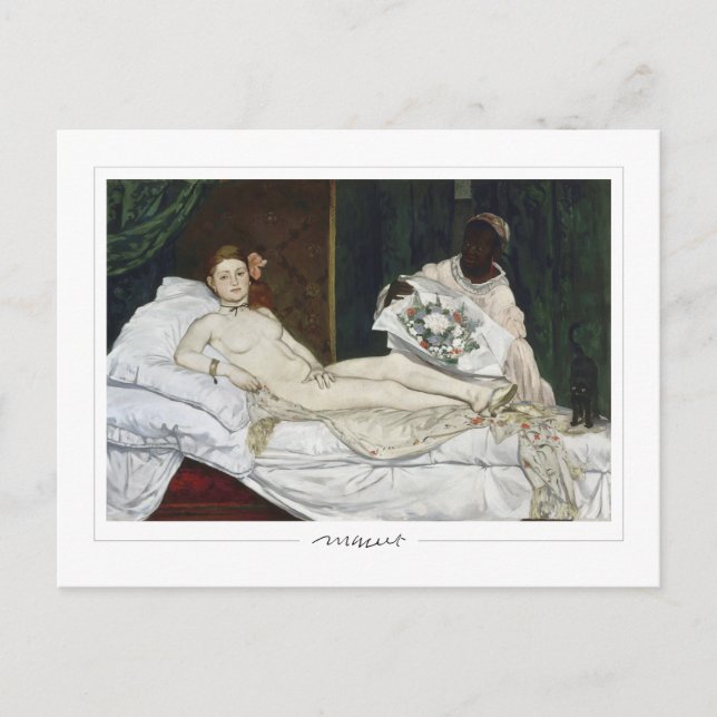 Édouard Manet #98 - Finkonst Vykort (Framsida)