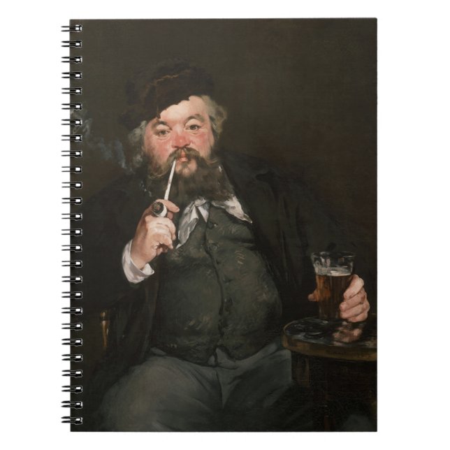 Edouard Manet - A Bra Glass of Beer / Le bon bock Anteckningsbok (Framsidan)