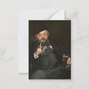 Edouard Manet - A Bra Glass of Beer / Le bon bock Anteckningskort