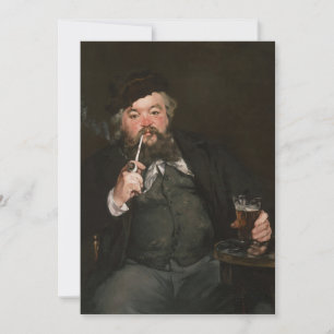 Edouard Manet - A Bra Glass of Beer / Le bon bock Inbjudningar