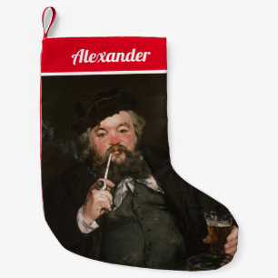 Edouard Manet - A Bra Glass of Beer / Le bon bock Liten Julstrumpa