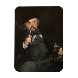 Edouard Manet - A Bra Glass of Beer / Le bon bock Magnet